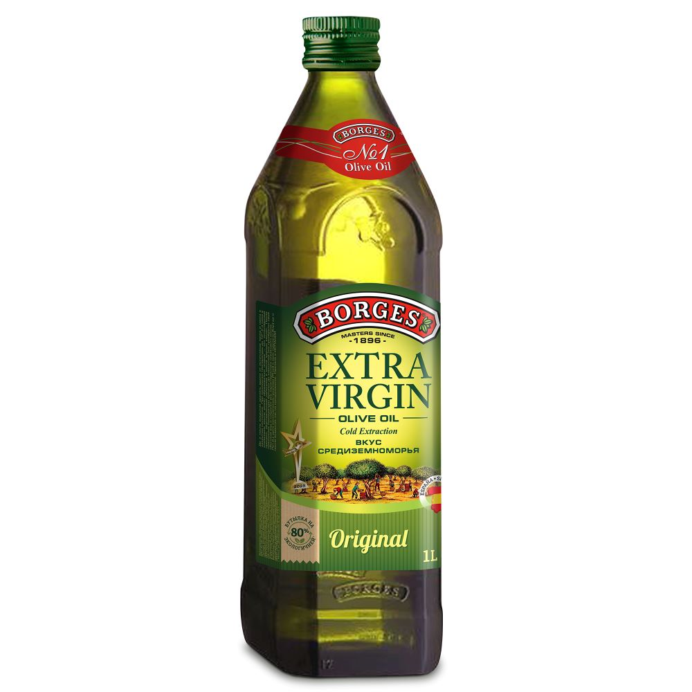 Изображение товара Масло оливковое Borges Extra Virgin 1л холодный отжим происхождение Испания