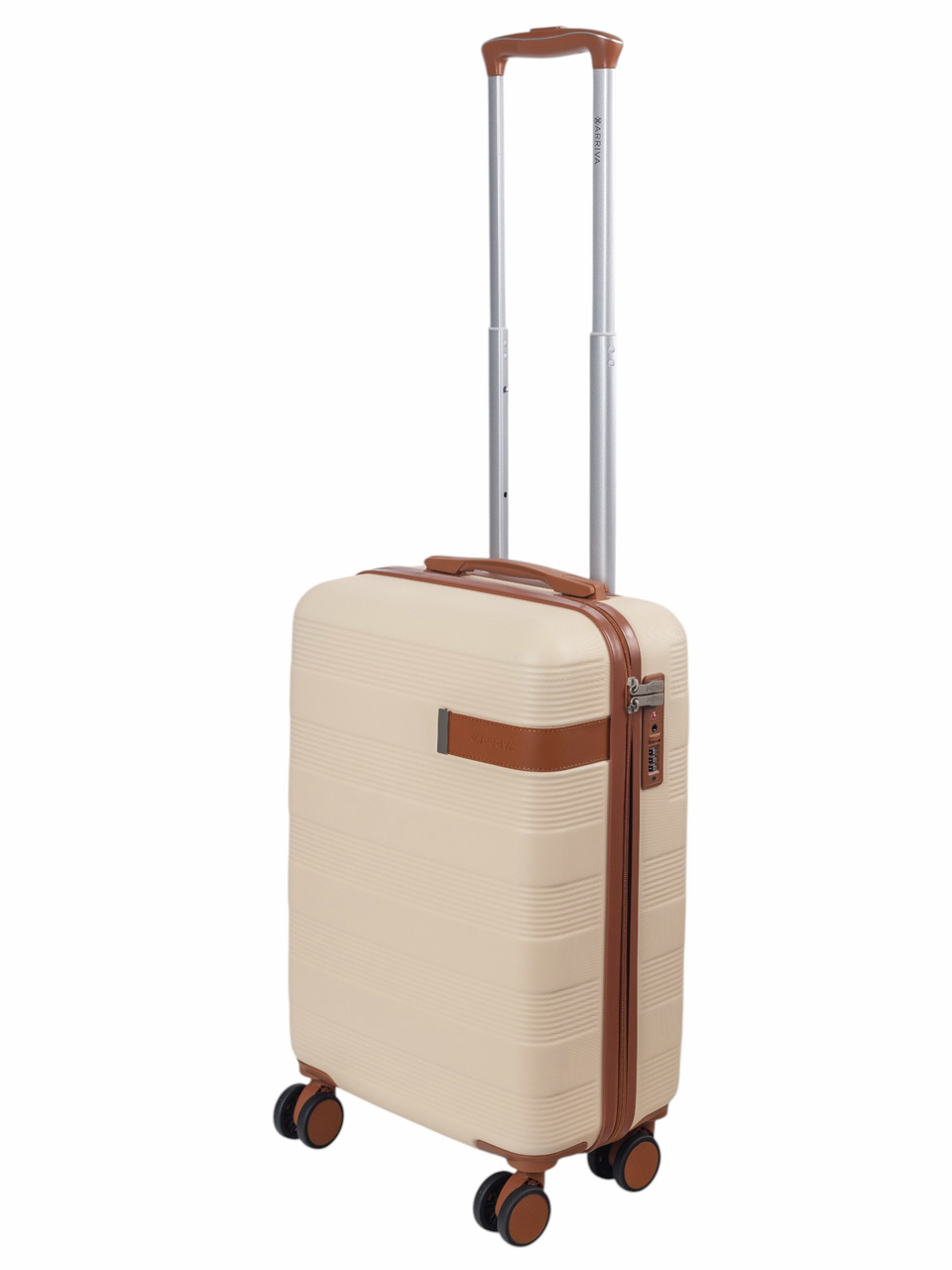 Чемодан Arriva Berlin ABS бежевый размер S, 34.4 x 21 x 57.5см