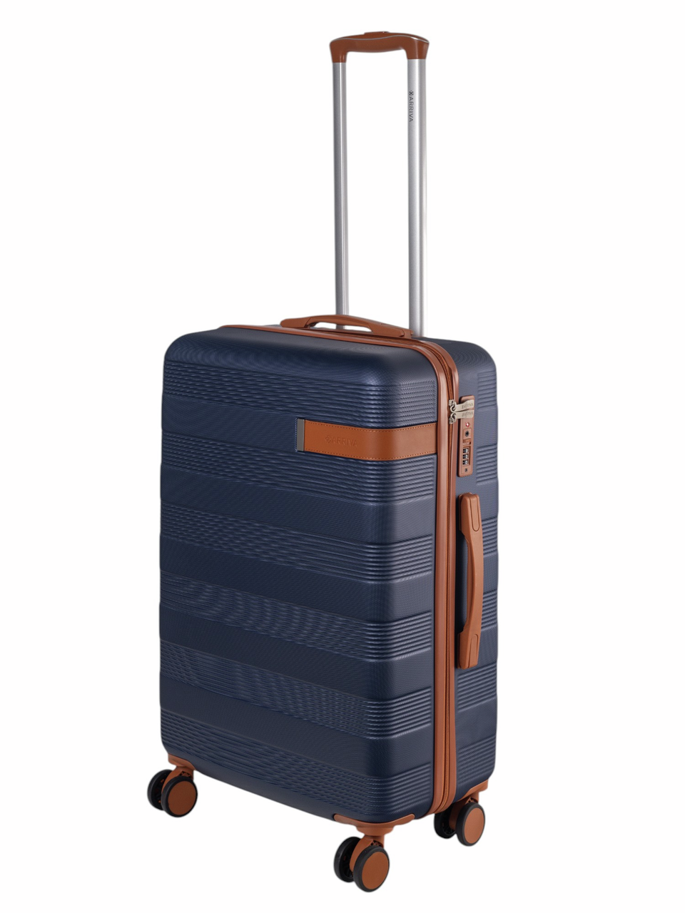 Чемодан Arriva Berlin ABS синий размер M, 44x 24.5 x 67.5см