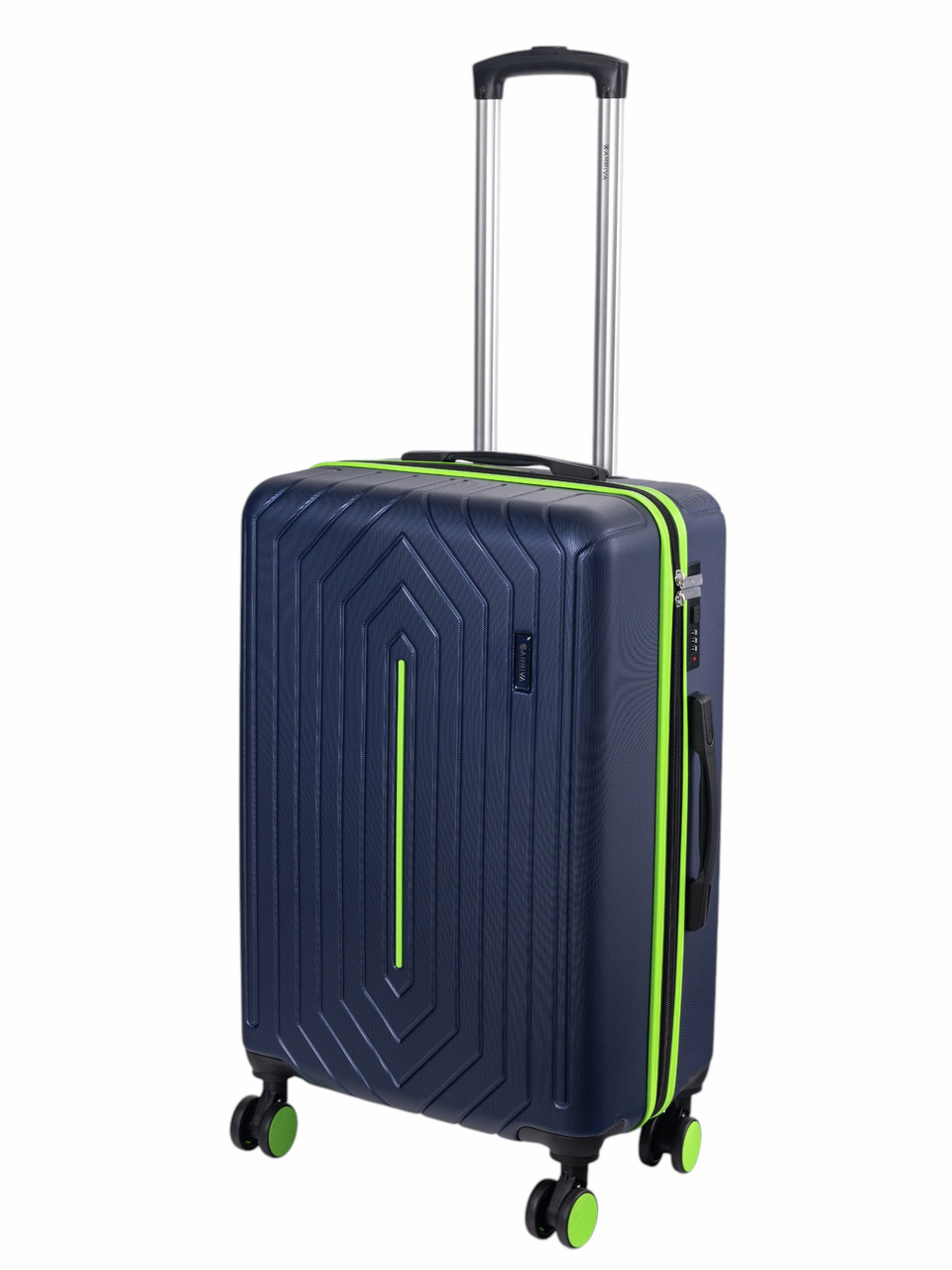 Чемодан Arriva Oslo ABS синий размер M, 41.7 x 25 x 67см