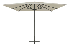 METRO PROFESSIONAL Зонт бежевый, 293 x 400 x 400см