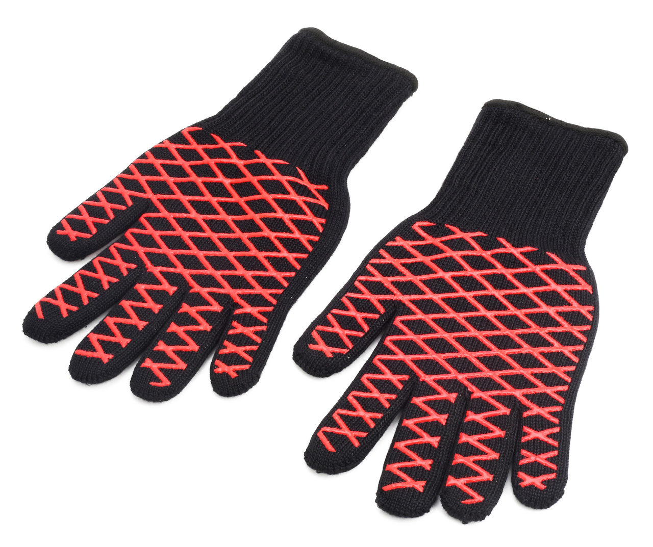 Изображение товара METRO PROFESSIONAL Перчатки термостойкие для гриля черно-красные, 18 x 31.5 x 60см