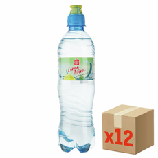 Fine Life Вода лайм и мята негазированная, 500мл x 12 шт