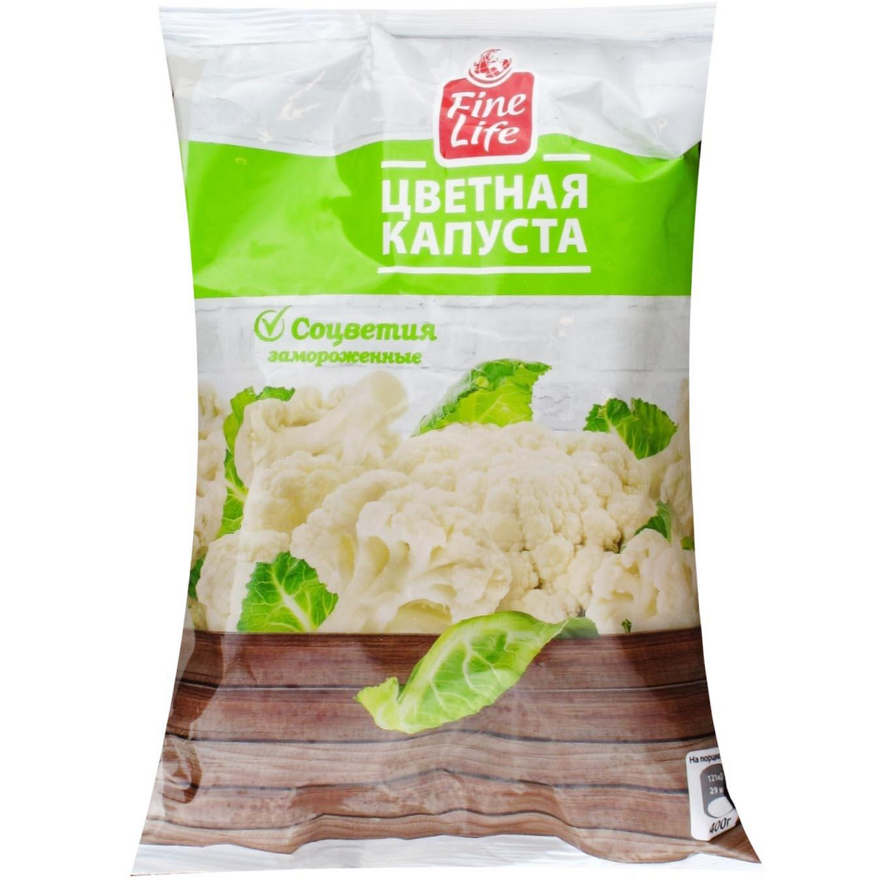 Капуста цветная FINE LIFE 20/40, 400г