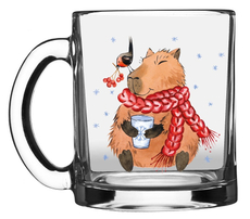 Кружка ОСЗ Капибара Новый Год, 320мл