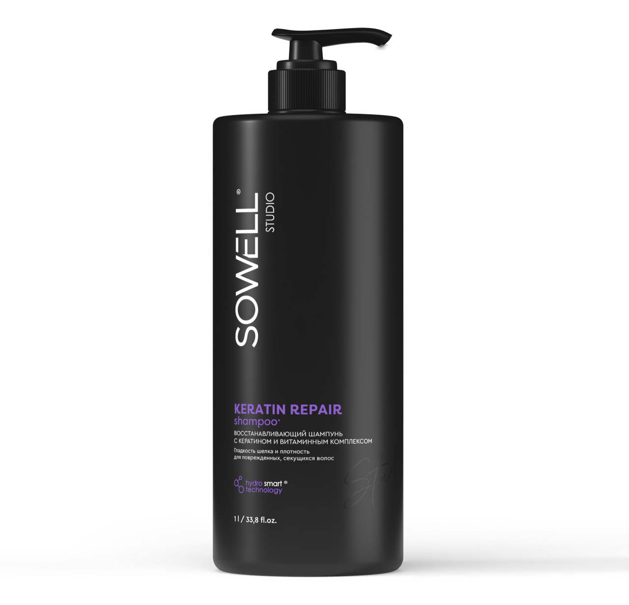 Изображение товара Шампунь Sowell Keratin Repair 1л для восстановления и защиты волос