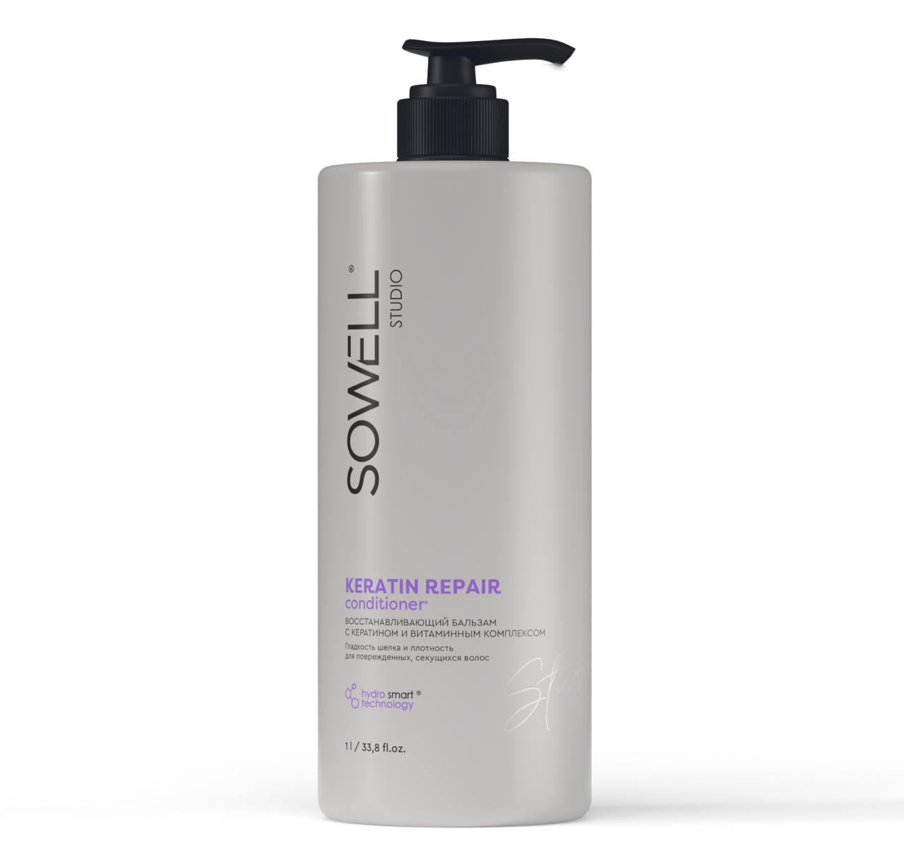 Изображение товара Бальзам Sowell Keratin Repair 1л для поврежденных и ломких волос