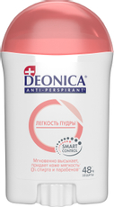Дезодорант-антиперспирант-стик Deonica Легкость пудры, 40мл