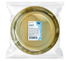 Тарелка бумажная Vip золотая 23см, 10шт