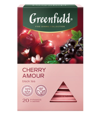 Чай черный Greenfield Cherry Amour пирамидки (1.8г x 20шт), 36г