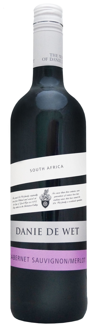 Изображение товара Вино De Wetshof Danie de Wet Cabernet Sauvignon-Merlot 0.75л красное сухое