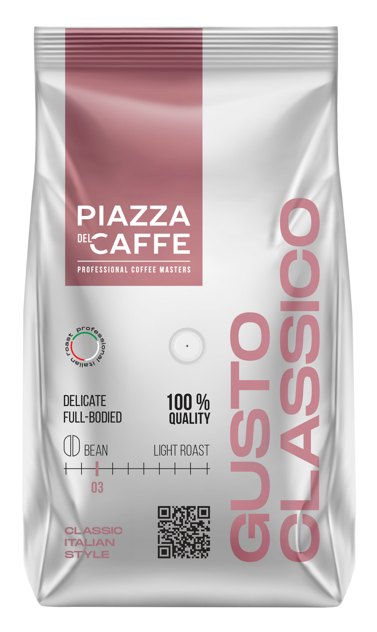 Изображение товара Кофе Piazza del Caffe Gusto Classico зерновой, 900г