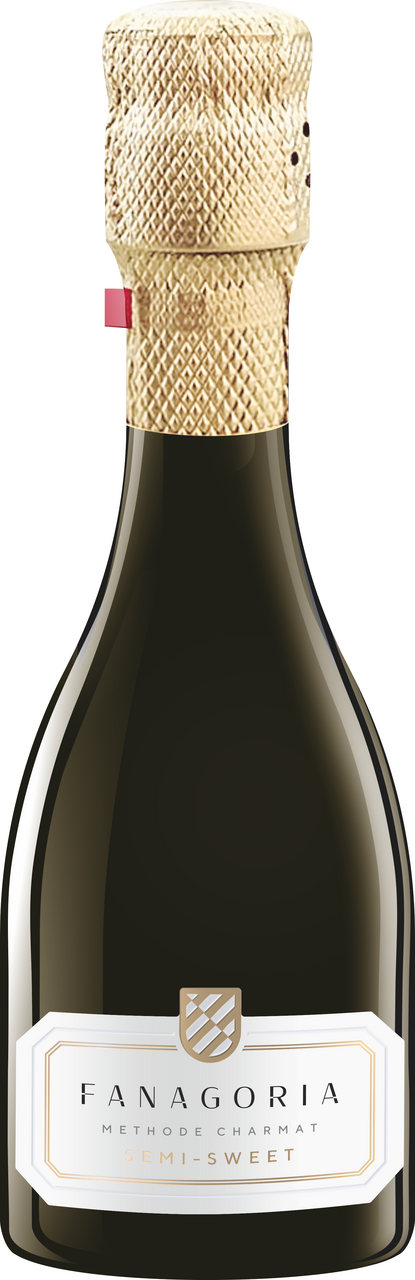 Вино игристое Fanagoria белое полусладкое, 0.2л