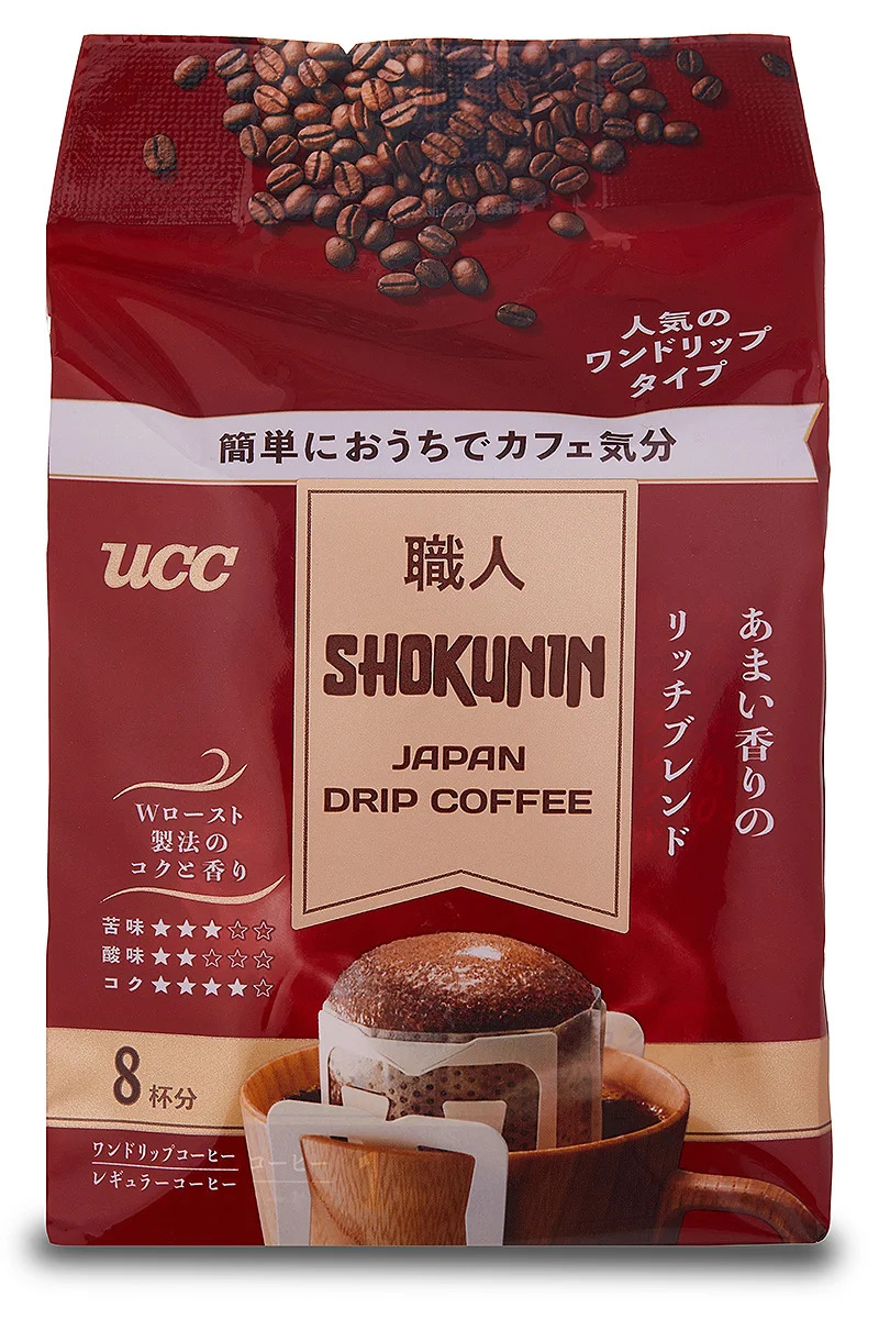 Изображение товара Кофе UCC Shokunin Rich Blend в дрип-пакетах, 56г