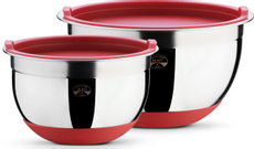 Салатники с крышкой Coltellerie Berti 1л и 2.5л, 2шт