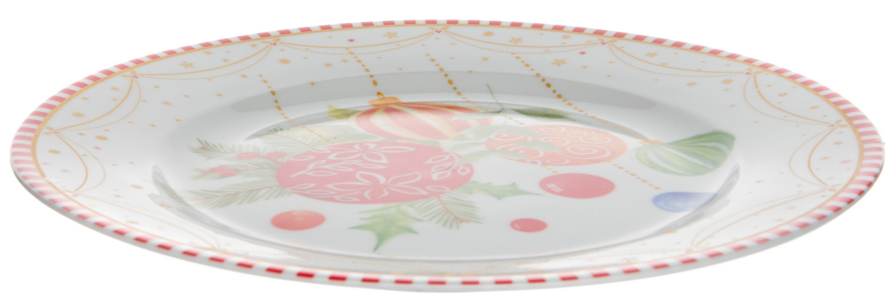 Изображение товара Тарелка обеденная New Year Holiday 27 см керамическая