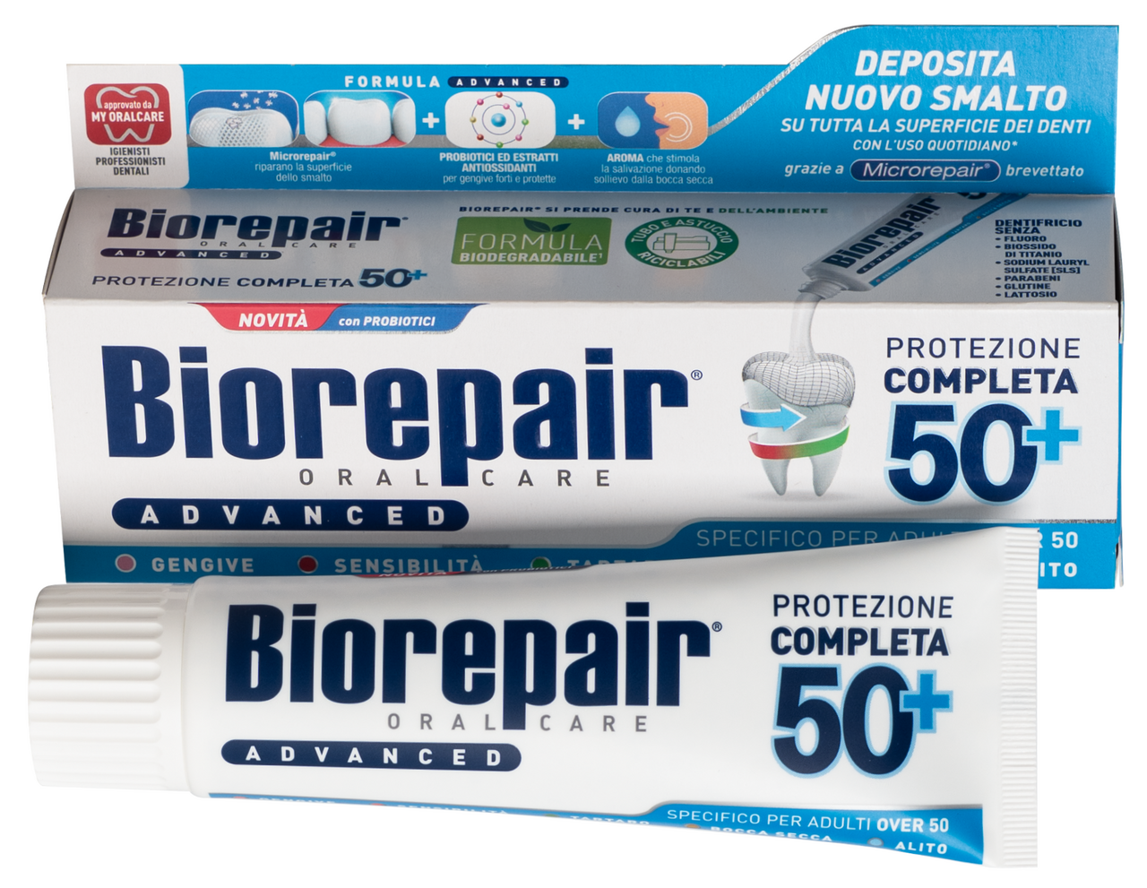 Изображение товара Зубная паста Biorepair Proteziione Completa 50+, 75мл