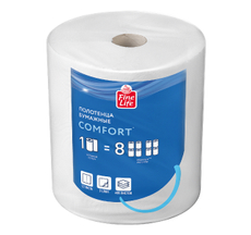 Fine Life Бумажные полотенца Comfort двуслойные 1/2 листа, 400л