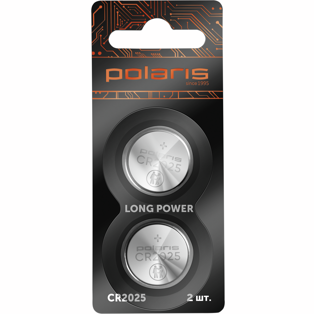 Батарейки Polaris PB CR2025, 2шт