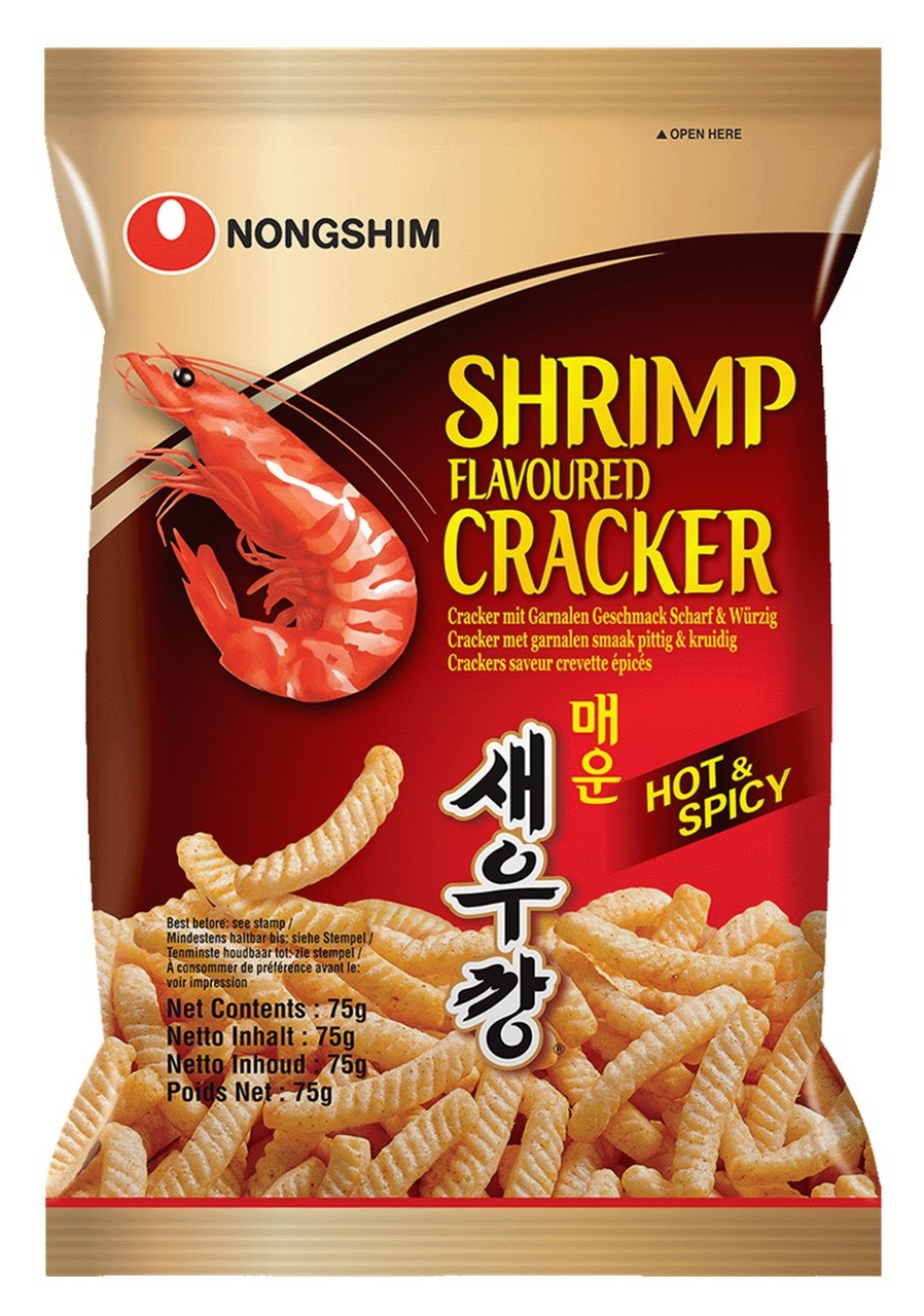Чипсы Nongshim креветочные острые, 75г