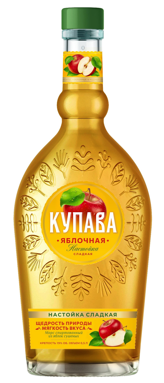 Настойка сладкая Купава яблочная, 0.5л