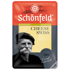 Сыр Schonfeld Swiss Cheese нарезка 53%, 125г