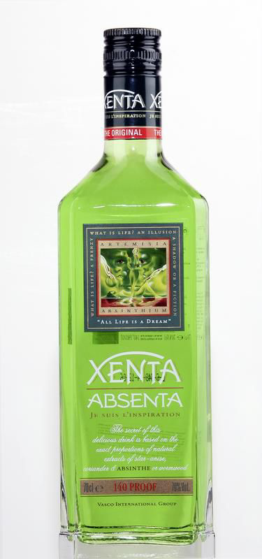 Абсент XENTA, 0,7л купить по выгодной цене, самовывоз алкоголя из ...