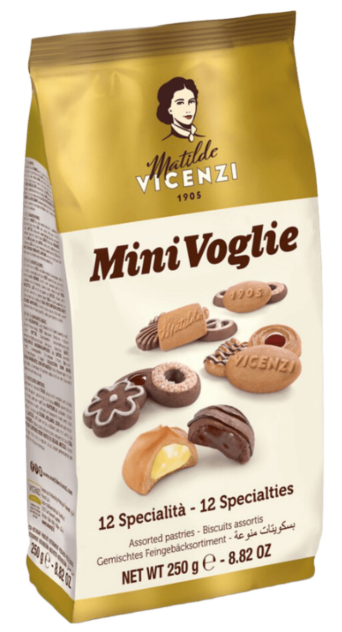 Печенье Vicenzi Minivoglie ассорти, 250г