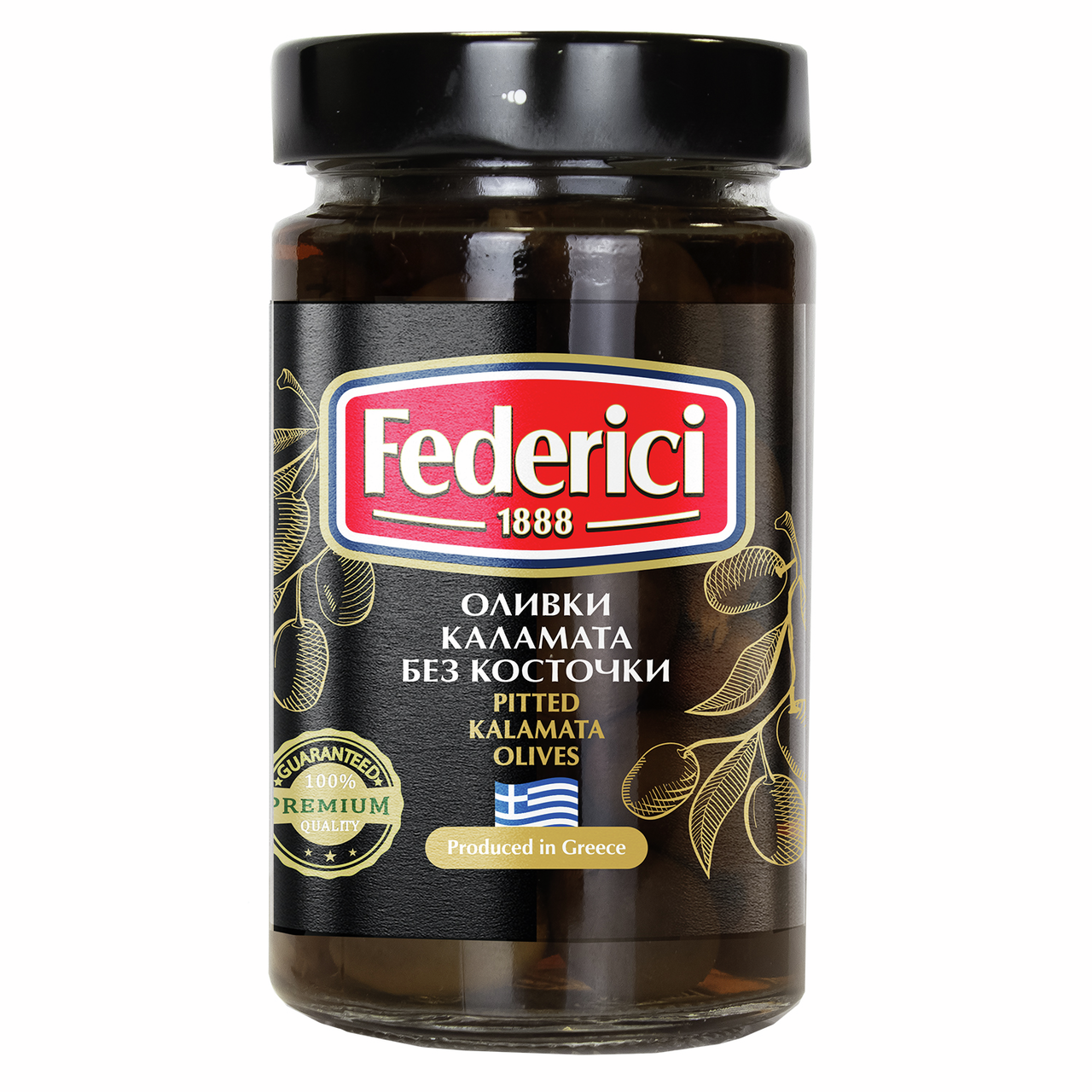 Оливки Federici Каламата без косточки, 290г