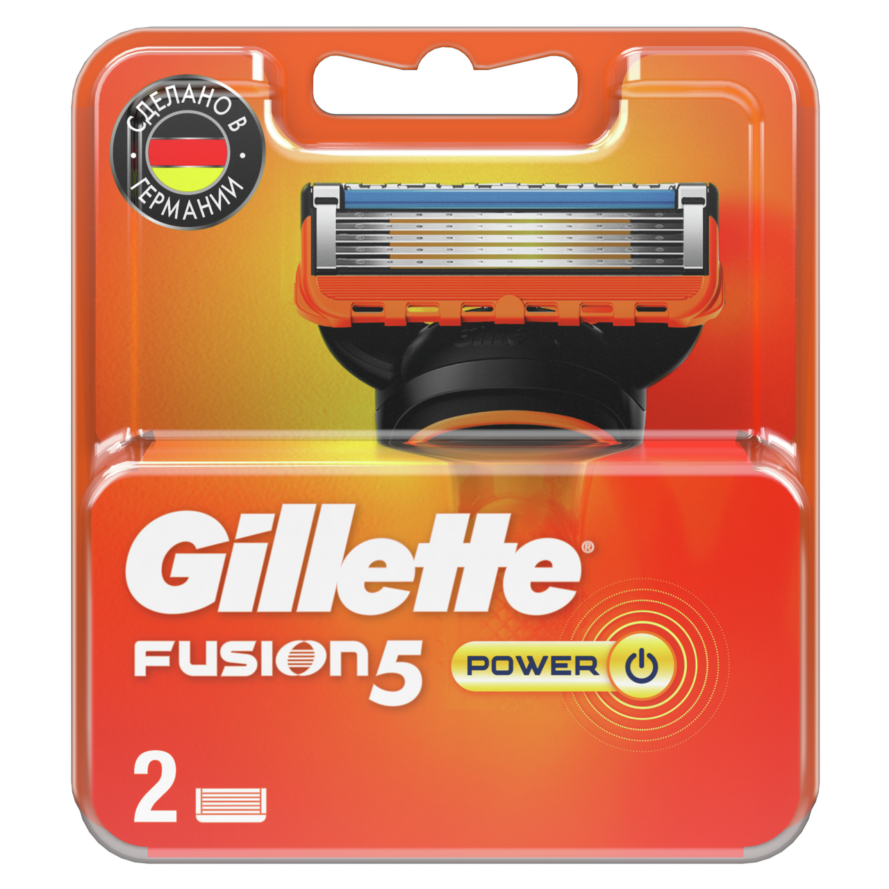 Изображение товара Кассета для бритвенного станка Gillette Fusion, 2шт