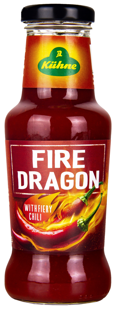 Соус Kuhne Fire Dragon томатный острый чили, 250мл