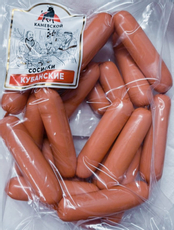 Сосиски Каневской Кубанские вареные, ~1кг