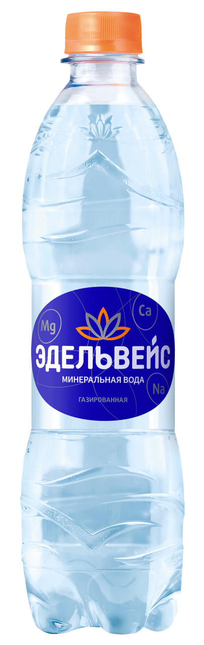 Вода Эдельвейс минеральная газированная, 500мл купить с доставкой на ...
