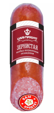 Колбаса Царь-продукт Зернистая полукопченая, 350г