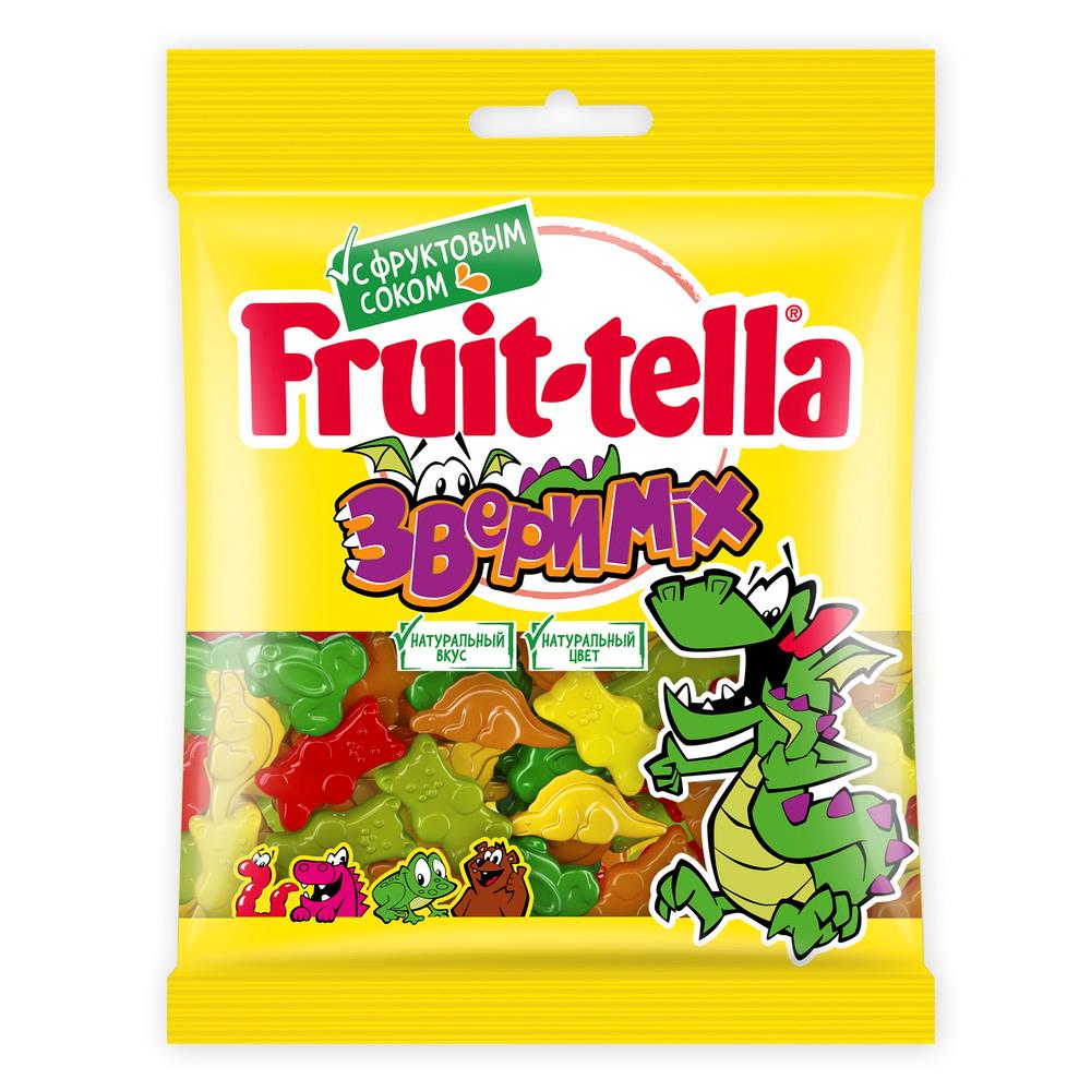 Мармелад FRUITTELLA Звери mix, 70г