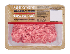 Фарш из говядины Мираторг Black Angus охлажденный, 400г