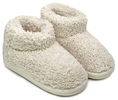 Тапочки женские Lucky Land Угги Тедди молочные