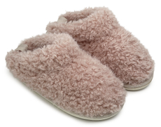 Тапочки женские Lucky Land Угги Тедди короткие розовые