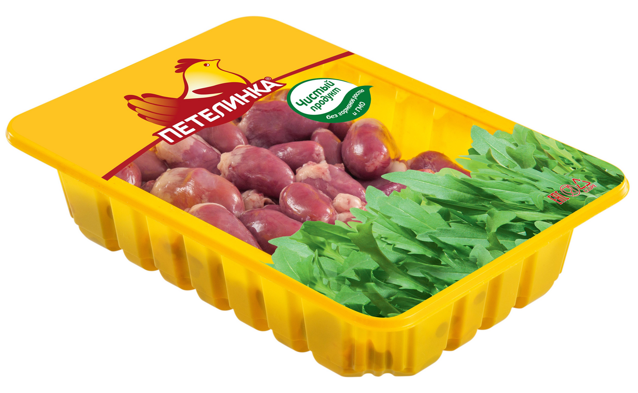Сердце цыпленка-бройлера Петелинка охлажденное, 450г