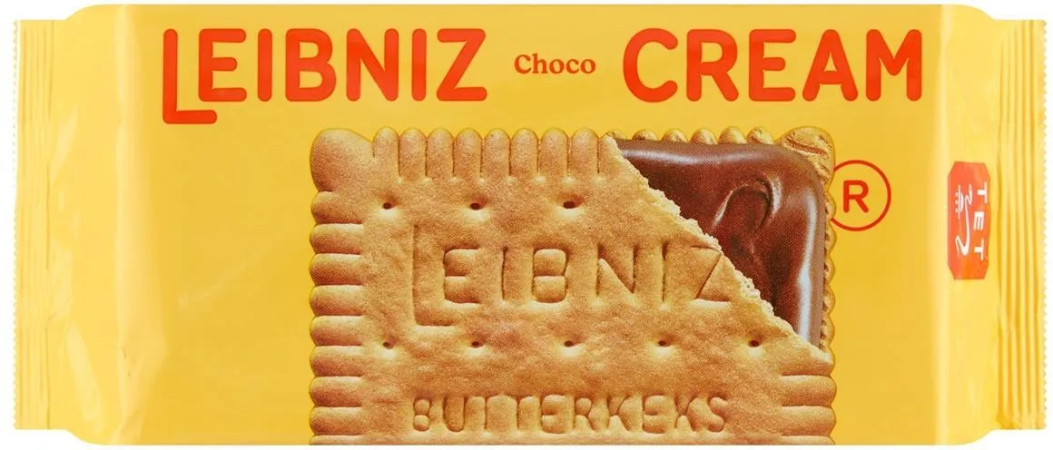 Печенье Leibniz сливочное с шоколадной начинкой, 190г