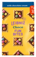 Печенье Leibniz с шоколадным кремом и драже, 100г