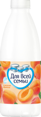 Напиток кисломолочный Для всей семьи абрикос 1%, 930г