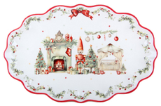 Блюдо Коралл Новогоднее настроение, 32 x 21см