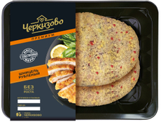 Шницель Черкизово Премиум рубленый в панировке, 400г