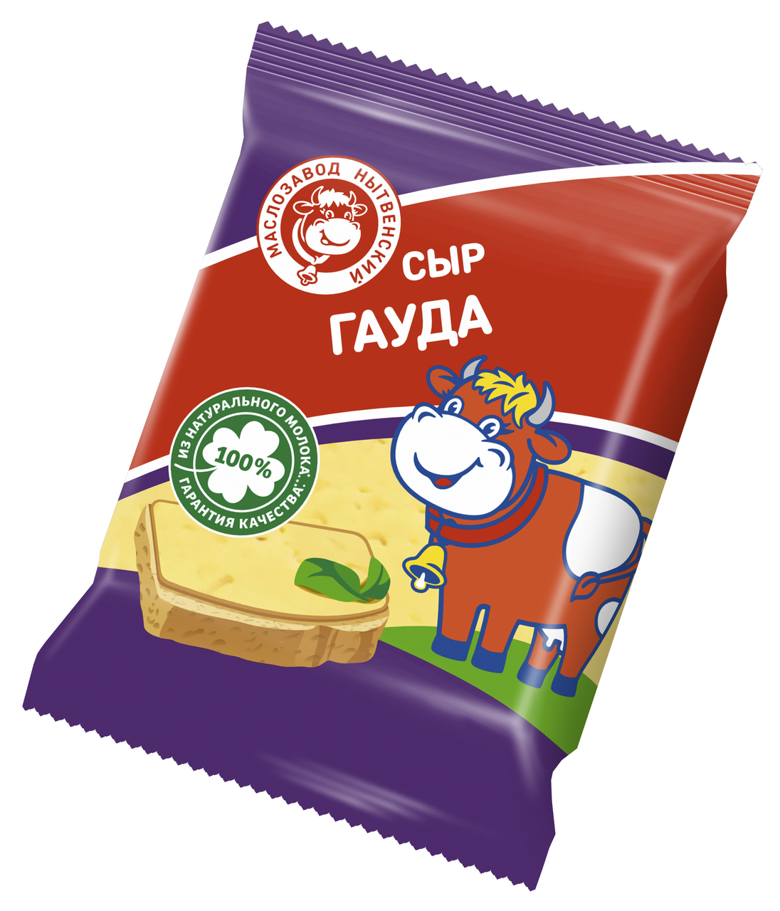 Сыр Маслозавод Нытвенский Гауда 45%, 180г