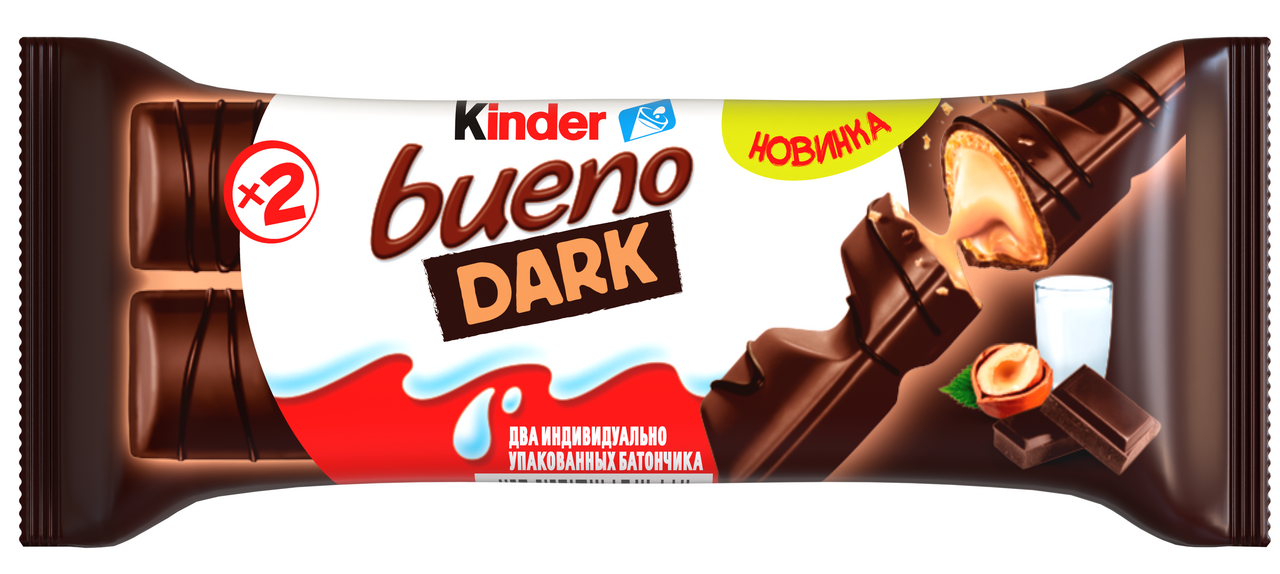 Батончик Kinder Bueno Dark, 43г