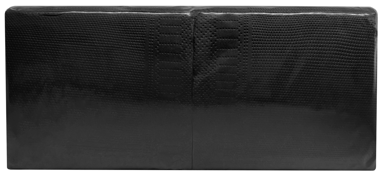 Салфетки бумажные Jasmin однослойные черные 24 x 24см, 250шт