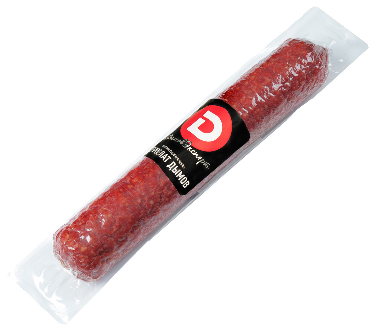 Колбаса Дымов Сервелат сырокопченая, ~460г