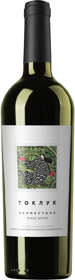 Вино Солнечная Долина Токлук Верментино белое сухое, 0.75л