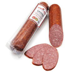 Колбаса Фабрика качества Салями по-фински полукопченая, 400г